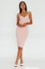 Kandis Low Back Midi Dress Rose sold by Selfie Leslie