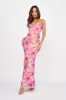 Teava Laced Waist Maxi Dress Flower Pink sold by Selfie Leslie