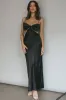 Aurelia Diamante Bow Maxi Dress Black sold by Selfie Leslie