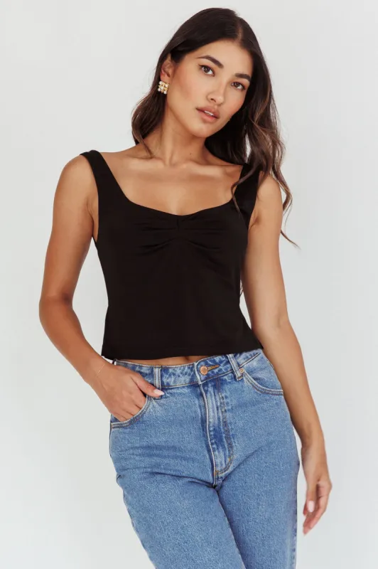 Tricia Pintuck Bust Top Black sold by Selfie Leslie