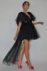Star Power Tulle Train Mini Dress Black sold by Selfie Leslie