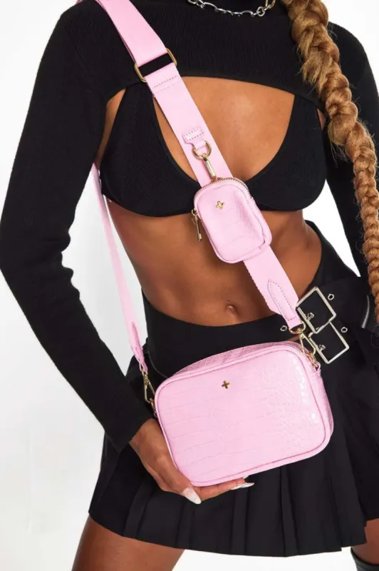 Peta And Jain Justice Camera Bag Pink sold by Selfie Leslie
