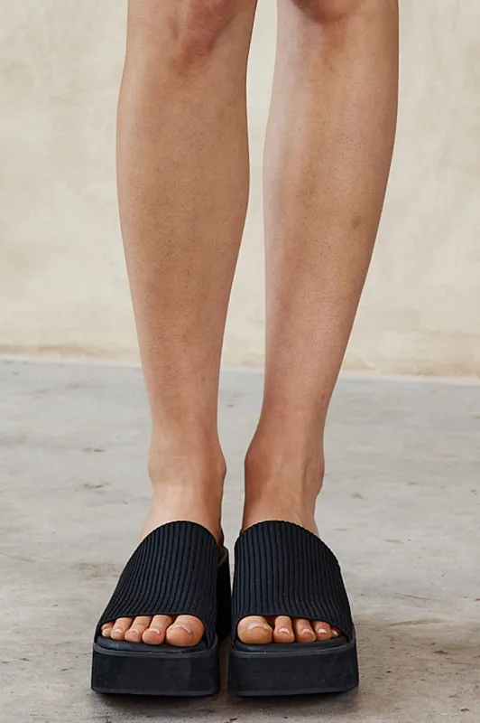 THERAPY Nawty Sandal Black sold by Selfie Leslie