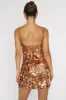 Axel Sequin Mini Dress Bronze sold by Selfie Leslie