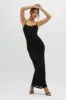 Must Be Love Lace Maxi Dress Double Black sold by Selfie Leslie