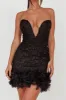 Time Of My Life Applique Mini Dress Black sold by Selfie Leslie