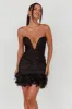Time Of My Life Applique Mini Dress Black sold by Selfie Leslie