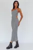 Cinzia One-Shoulder Cut-Out Midi Dress Black sold by Selfie Leslie