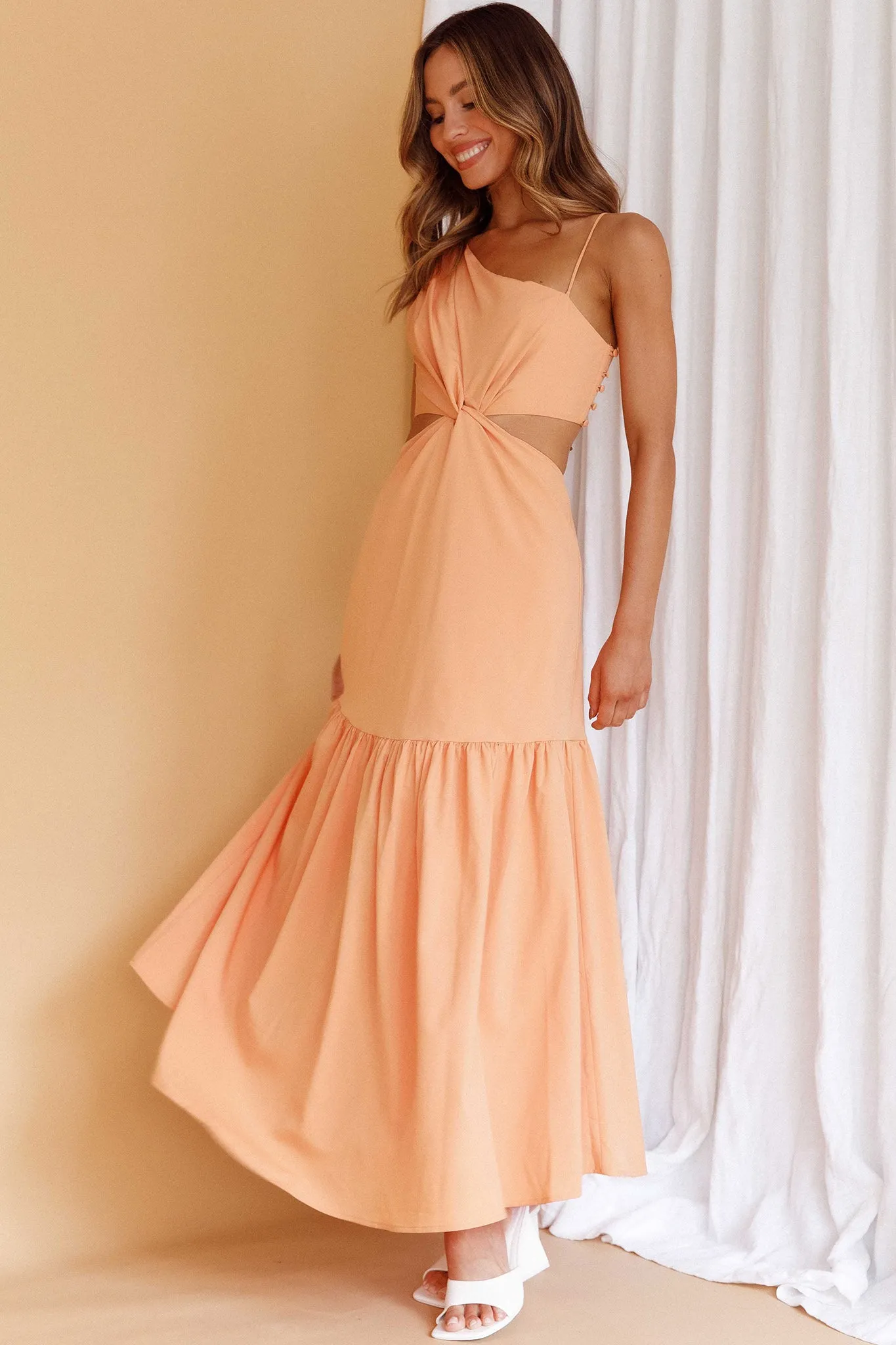 Evening Breeze Cut-Out Waist Maxi Dress Mango sold by Selfie Leslie product image thumbnail 5