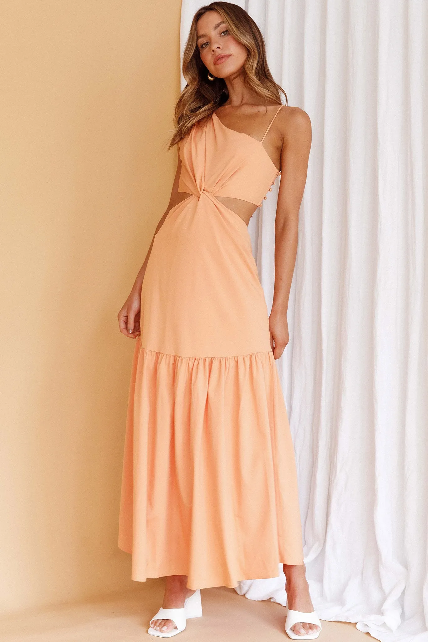 Evening Breeze Cut-Out Waist Maxi Dress Mango sold by Selfie Leslie product image thumbnail 3