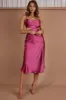 Midnight Muse Strappy Back Midi Dress Fuchsia sold by Selfie Leslie