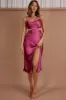 Midnight Muse Strappy Back Midi Dress Fuchsia sold by Selfie Leslie