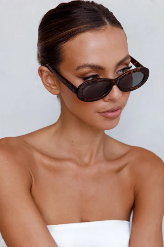 Riptide Oval Sunglasses Tort made by Selfie Leslie