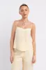 Oceania Cami Strap Top Print Yellow sold by Selfie Leslie