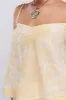 Oceania Cami Strap Top Print Yellow sold by Selfie Leslie