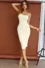 Little Waltz Ruched Midi Dress Champagne sold by Selfie Leslie