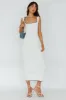 North Shore Blanket Stitch Knit Maxi Dress White sold by Selfie Leslie