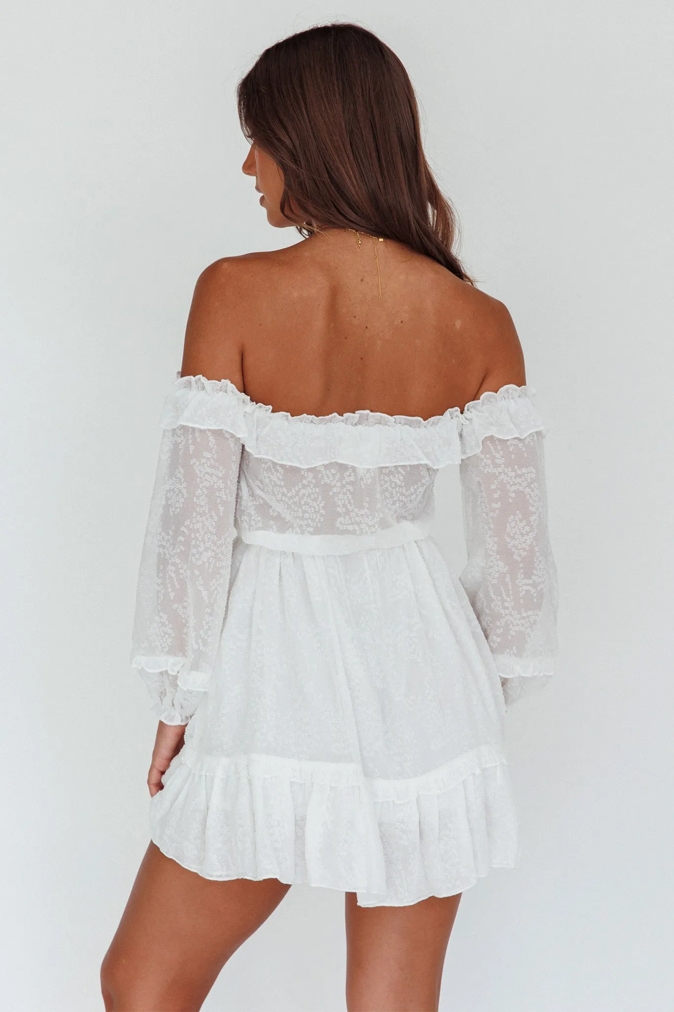 Tracee Bardot Lace Mini Dress White sold by Selfie Leslie product image thumbnail 2