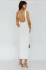 North Shore Blanket Stitch Knit Maxi Dress White sold by Selfie Leslie