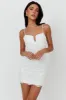 Denise Lace & Sequin Mini Dress White sold by Selfie Leslie