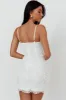 Denise Lace & Sequin Mini Dress White sold by Selfie Leslie