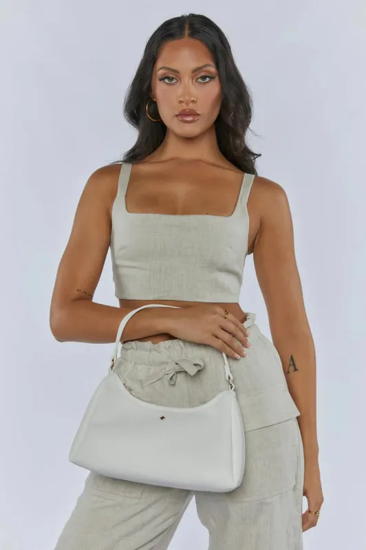 Peta And Jain Evie Shoulder Bag White sold by Selfie Leslie