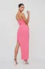 October Strapless Piping Midi Dress Hot Pink sold by Selfie Leslie
