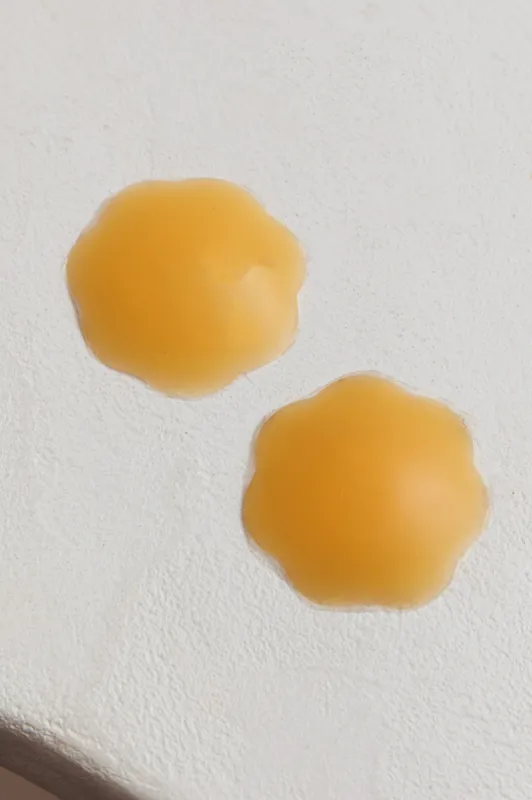 Roses Round Silicone Nipple Cover Nude sold by Selfie Leslie