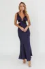 Harper Cut-Out Bow Back Maxi Dress Navy sold by Selfie Leslie