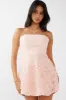 Annalyn Strapless Embellished Mini Dress Pink sold by Selfie Leslie