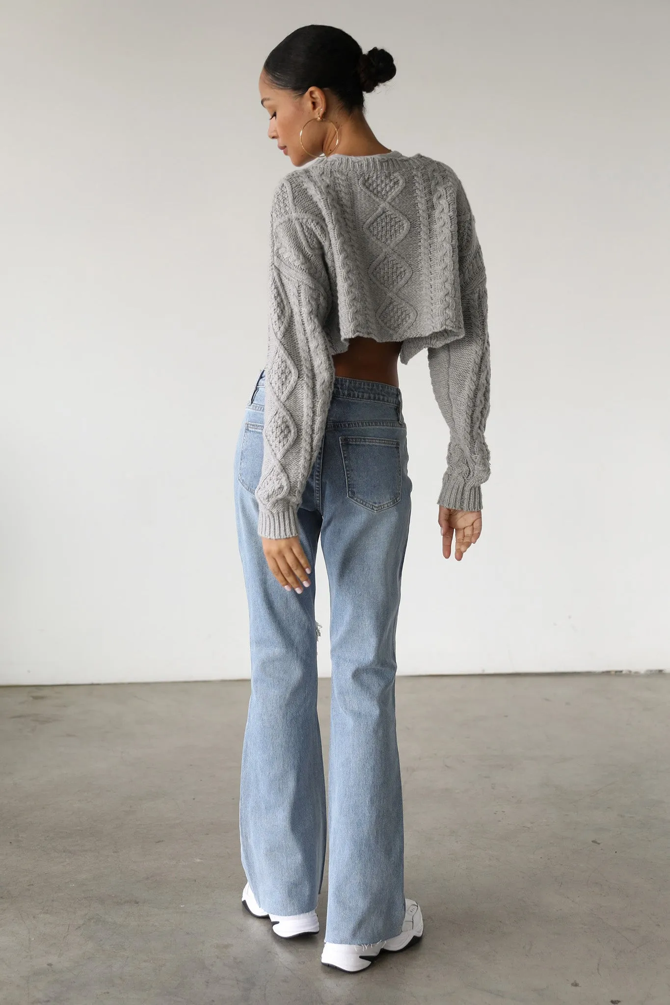 DOGMA High Rise Flare Denim Jeans Medium Wash sold by Selfie Leslie product image thumbnail 2