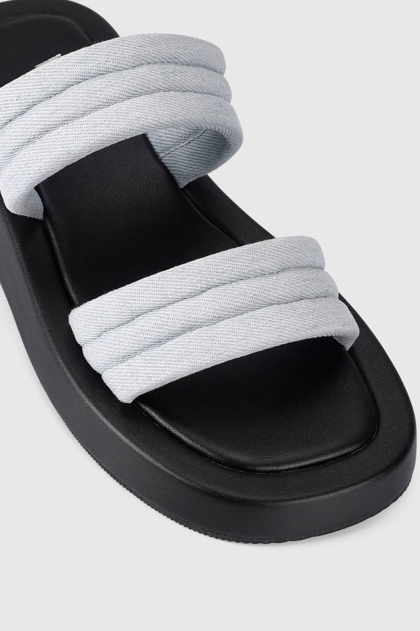 VERALi Boss Flatform Slides Denim sold by Selfie Leslie