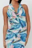 Cassiopeia Open Back Maxi Dress Abstract Blue sold by Selfie Leslie