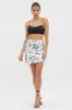 Gin Fizz Sequin Mini Skirt Silver sold by Selfie Leslie