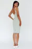 Kandis Low Back Midi Dress Sage sold by Selfie Leslie