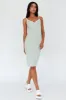 Kandis Low Back Midi Dress Sage sold by Selfie Leslie