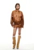 LIONESS Kenny Bomber Tan sold by Selfie Leslie