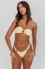 Agape High Cut O-Ring Bikini Bottom Butter sold by Selfie Leslie