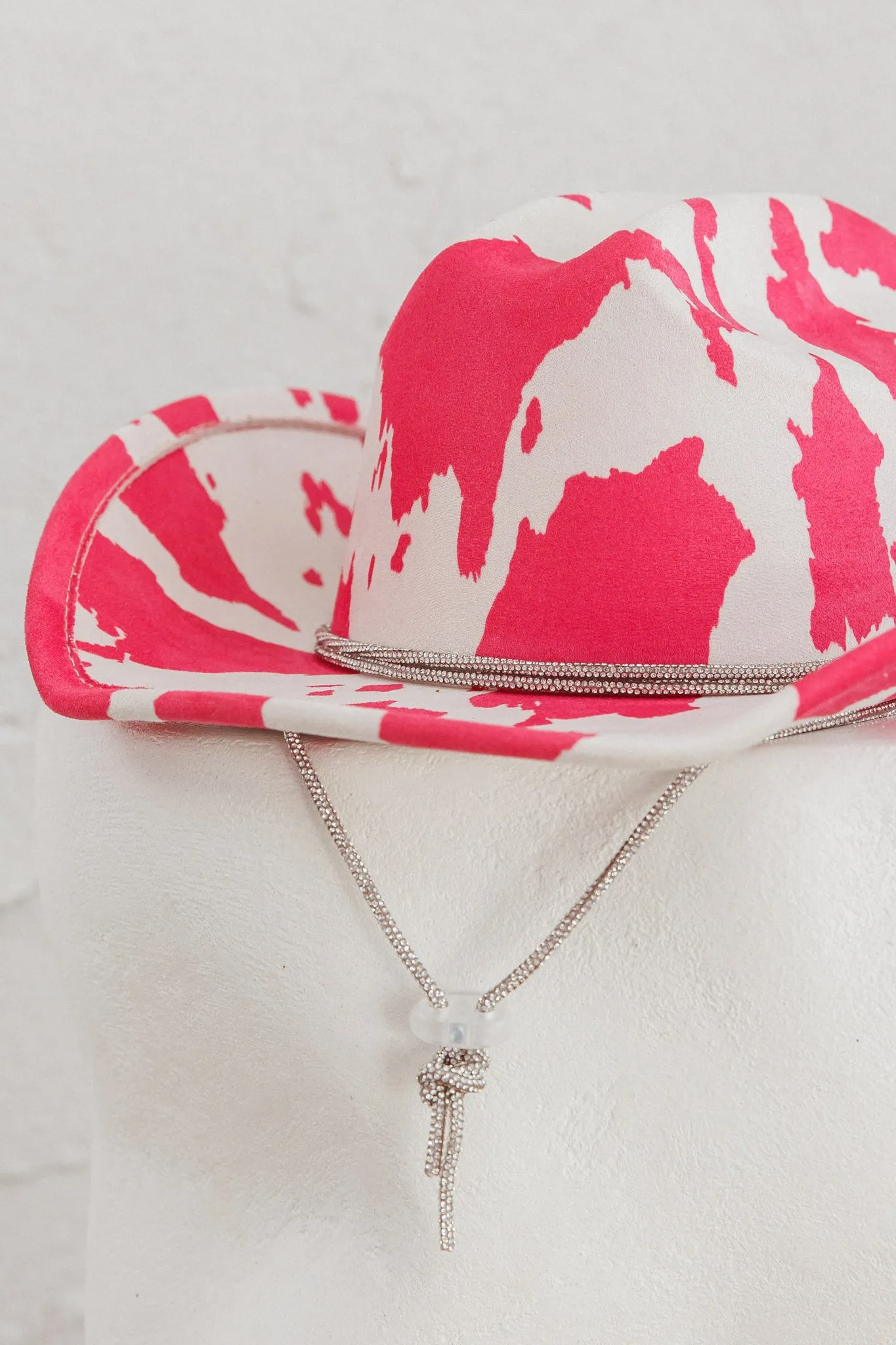 Tucson Cowboy Hat Cow Print Pink sold by Selfie Leslie product image thumbnail 2