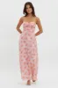 Our Song Ruched Bodice Maxi Dress Orange sold by Selfie Leslie