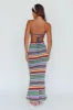 Tulum Knit Midi Skirt Blue Multi sold by Selfie Leslie