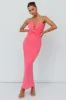 Deonne Twist Waist Midi Dress Pink sold by Selfie Leslie