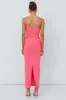 Deonne Twist Waist Midi Dress Pink sold by Selfie Leslie