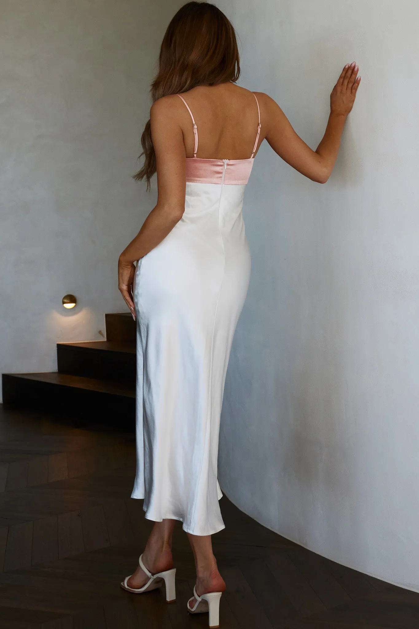 Mariana Cut-Out Bust Midi Dress Blush sold by Selfie Leslie product image thumbnail 2