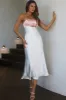 Mariana Cut-Out Bust Midi Dress Blush sold by Selfie Leslie