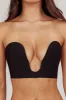 Orla U-Plunge Backless Adhesive Bra Black sold by Selfie Leslie