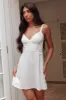 Day Dreamer Pintuck Pleat Mini Dress White sold by Selfie Leslie