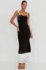 Daydreamers Ruffle Maxi Dress Black sold by Selfie Leslie