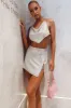 Aleigh Chain Strap Crop Top Silver sold by Selfie Leslie