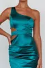 Night-Out One Shoulder Maxi Dress Green sold by Selfie Leslie